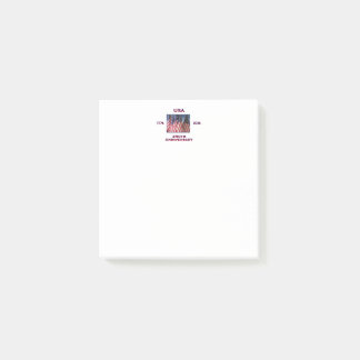 Bloco De Notas 250º Aniversário EUA Bandeiras Patrióticas America
