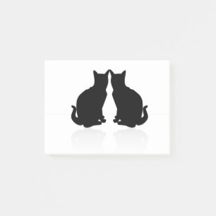 Bloco De Notas 2 gatos pretos