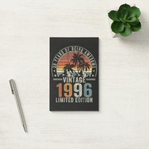 Bloco De Notas 30 Anos Sendo Incrível Vintage 1996