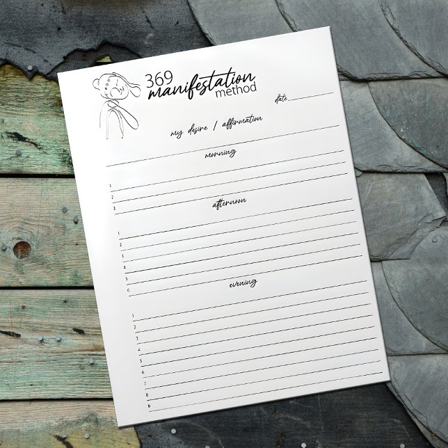 Bloco De Notas 369 Método de Manifestação, Lei de Atração (Criador carregado)