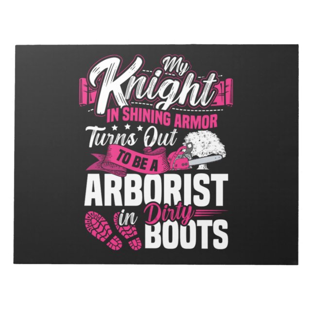 Bloco De Notas 37.Arborista para aparador de árvores (Frente)