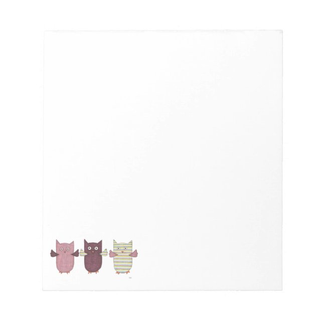 Bloco De Notas 3 Cabras Roxas Que Arvoram Notepad (Frente)