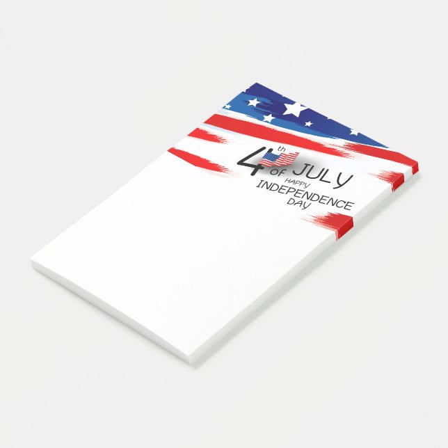 Bloco De Notas 4 de julho (Inclinado)