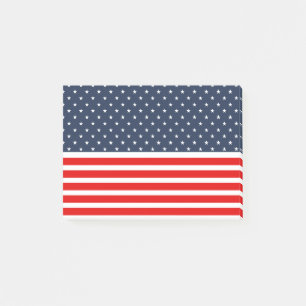 Bloco De Notas 4 de julho bandeira americana