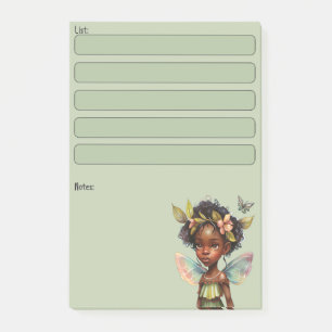 Bloco De Notas 4"x6" Black Girl Posta