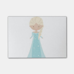 Bloco De Notas 4 x 3 notas de post-it -- Elsa animado do