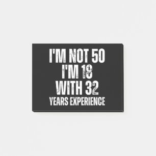 Bloco De Notas 50º Aniversário Engraçado