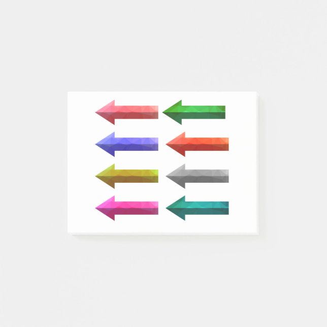 Bloco De Notas 5424Setas coloridas (Frente)