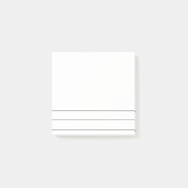 Bloco De Notas 5/8 Notas de Posto Vinculadas Primárias (Frente)