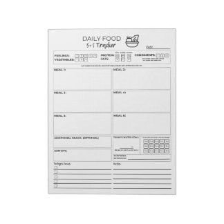 Bloco de notas 5 em 1 (21,59x27,94 cm)