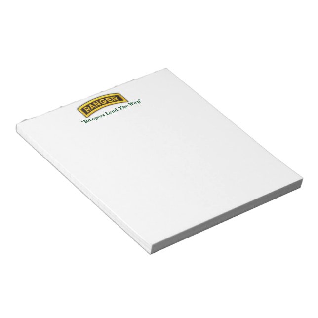Bloco De Notas 75.º Regimento de Ranger Veteranos (Inclinado)