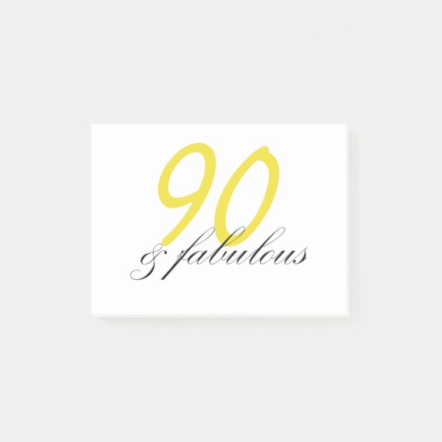 Bloco De Notas 90 e fabuloso (Frente)