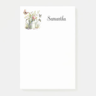 Bloco De Notas A Água Floral Pode Ser Personalizada