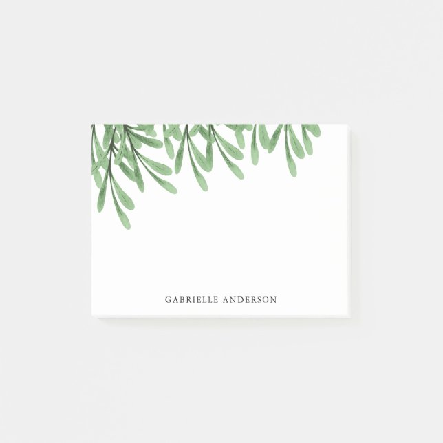 Bloco De Notas A aguarela sae de | personalizado (Frente)