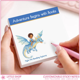 Bloco De Notas A Aventura Começa com um Livro Livro Personalizado