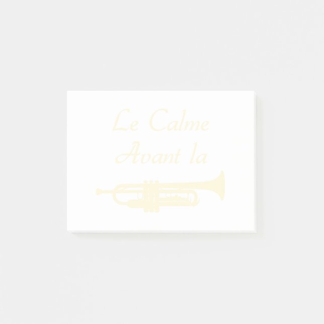 Bloco De Notas A CALMA ANTES da TROMBETA - Jogos de palavras (Frente)