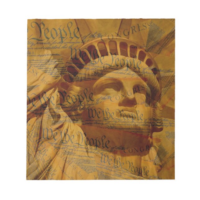 Bloco De Notas A Constituição Americana (Frente)