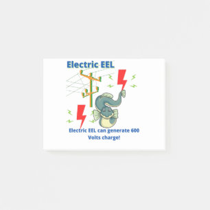 Bloco De Notas A EEL Elétrica Pode Gerar 600 Volts