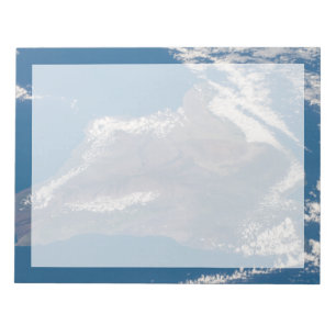 Bloco De Notas A Grande Ilha Do Havaí E Suas Montanhas