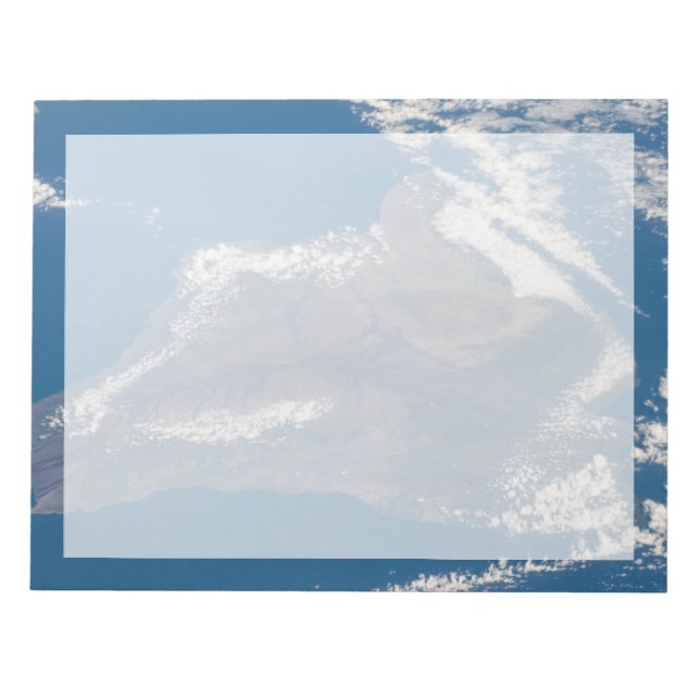 Bloco De Notas A Grande Ilha Do Havaí E Suas Montanhas (Frente)