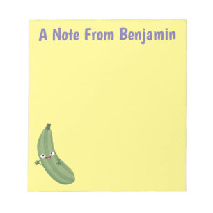 Bloco De Notas A ilustração do desenho animado feliz da abobrin
