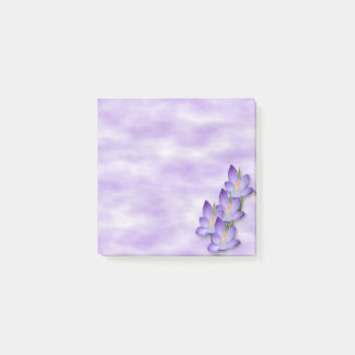 Bloco De Notas A lavanda floresce notas de post-it