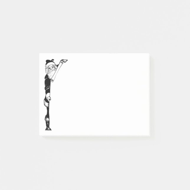 Bloco De Notas A lista do papai noel (Frente)