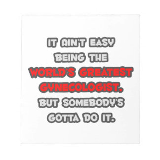 Bloco De Notas A maior Piada ginecologista do mundo
