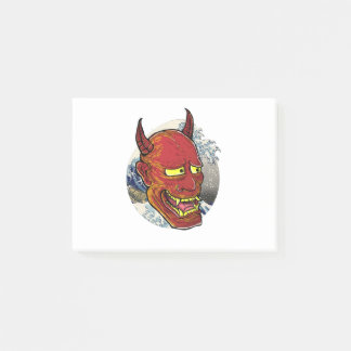 Bloco De Notas A máscara de Hannya japonesa
