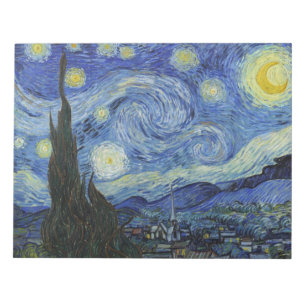 Bloco De Notas A Noite Estrelada de Van Gogh