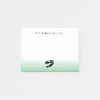 Bloco De Notas A Note from the Past- T. rex Dinosaur Post-its