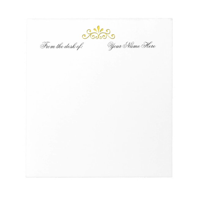 BLOCO DE NOTAS A PARTIR DA MESA DE (Frente)