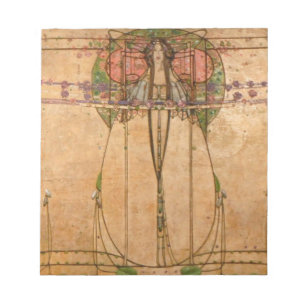 Bloco De Notas A Rainha de maio - Margaret Macdonald Mackintosh