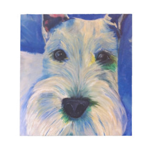 Bloco De Notas A REGRA do Schnauzer branco!