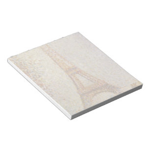Bloco De Notas A Torre Eiffel por Georges Seurat