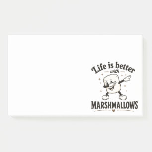 Bloco De Notas A vida é melhor com marshmallows