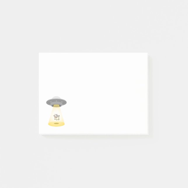 Bloco De Notas Abdução de alienígenas (Frente)