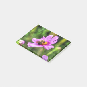 Bloco De Notas Abeja en Cosmos Rosa