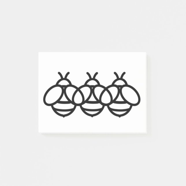 Bloco De Notas abelha-de-bumblebee inseto-de-bólar (Frente)