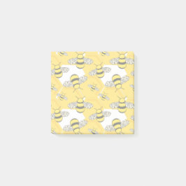 Bloco De Notas Abelhas de mel na copa de colmeia