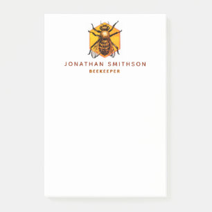 Bloco De Notas Abelhas Personalizadas Modernas e Elegantes