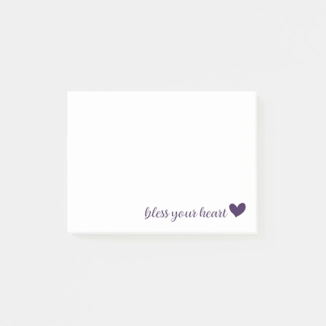 Bloco De Notas Abençoe seu coração (Frente)