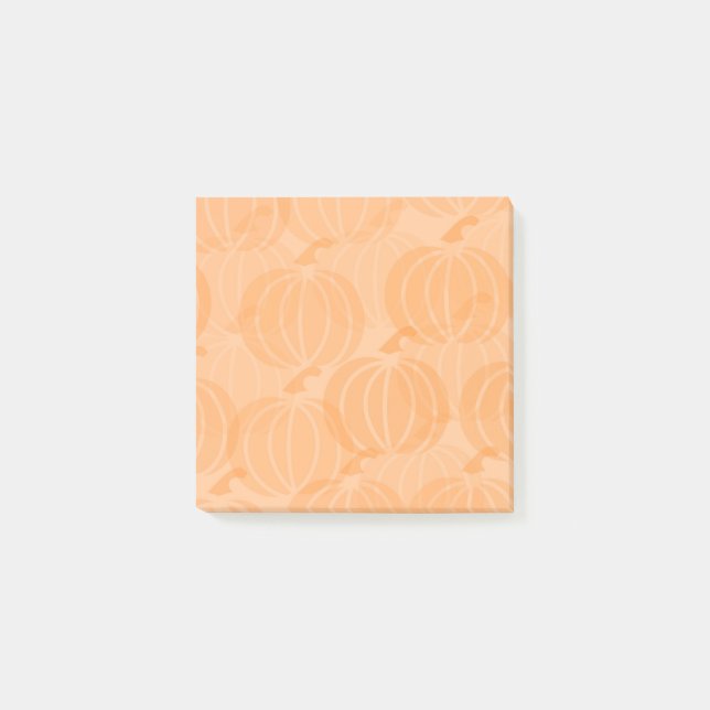 Bloco De Notas Abóboras Notas Post-it (Frente)