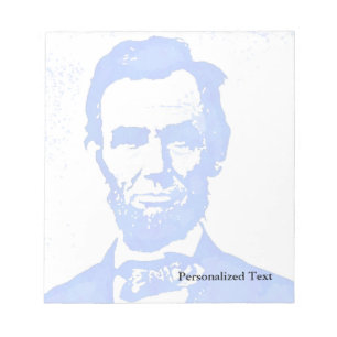 Bloco De Notas Abraham Lincoln Pop Art Retrato