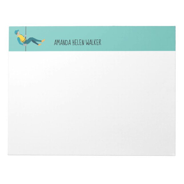 Bloco De Notas Abseiling (Frente)