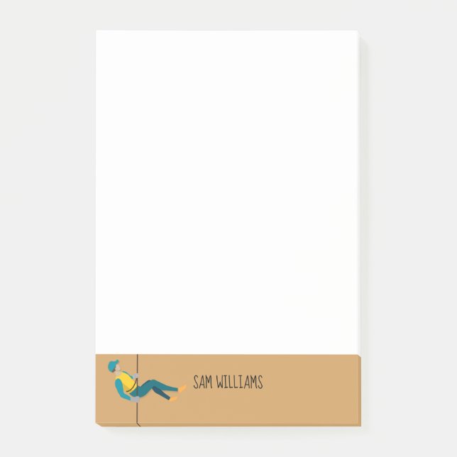 Bloco De Notas Abseiling (Frente)