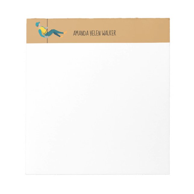 Bloco De Notas Abseiling (Frente)