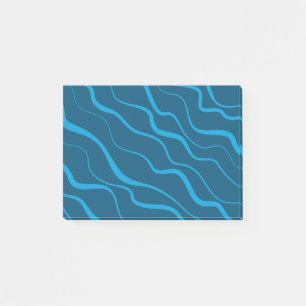 Bloco De Notas Abstração de ondas legal, simples, moderna