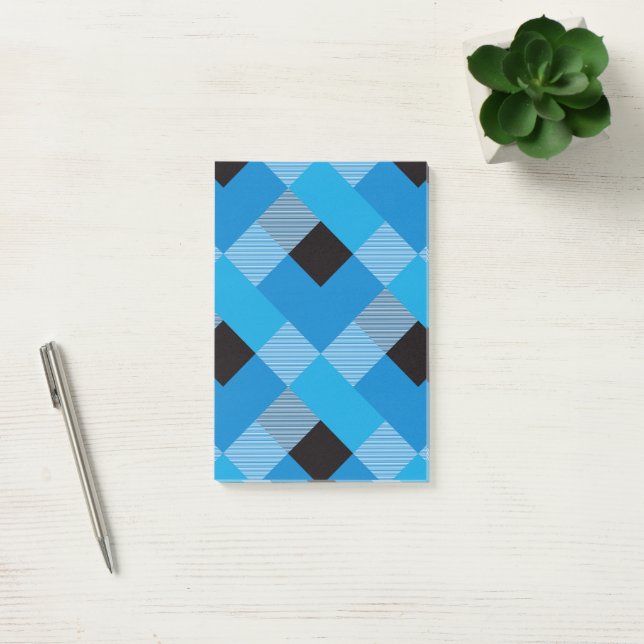 Bloco De Notas Abstração Geométrica Quadrada 3 (Escritótio)