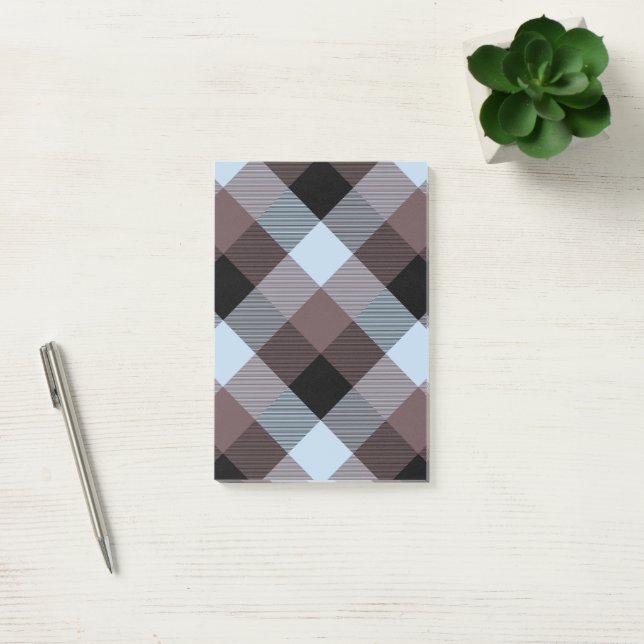 Bloco De Notas Abstração Geométrica Quadrada 8 (Escritótio)